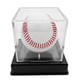 thumbnail image 4 of Vitrina acrílica de béisbol a prueba de polvo con soporte para recuerdo (negro), 4 of 6
