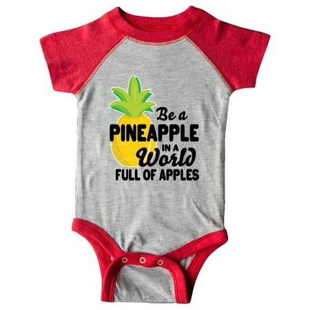 

Inktastic Be a Pineapple In a World Full of Apples Gift Baby Boy or Baby Girl Bodysuit