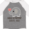 thumbnail image 4 of Inktastic Mimi and PopPop Love Me Baby Gift Boys or Girls Long Sleeve Baby Bodysuit, 4 of 5