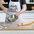 thumbnail image 3 of CounterArt "Made With Love" Kitchen Apron with Grid Marked Pastry Mat, 3 of 6