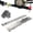 Silver, variant on Heavy Duty Stainless Steel Toe Alignment Plates with Precision Groove & Wall Mount Design, Professional 2-Tape Measure Wheel Alignment Tool Kit, Automotive Front End Car Tool for Garage