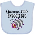 thumbnail image 3 of Inktastic Grammy Little Snuggle Bug Boys or Girls Baby Bib, 3 of 4