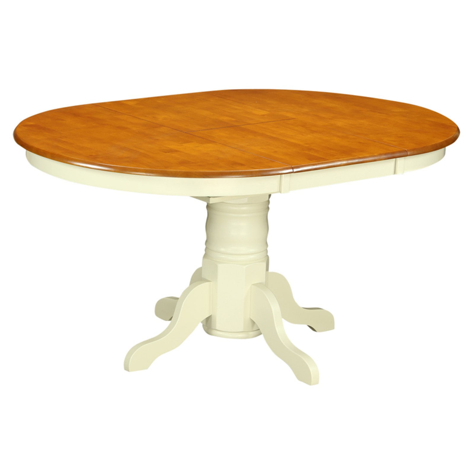 East West Furniture Kenley 42 60 Inch, Round Dining Table With Leaves 60