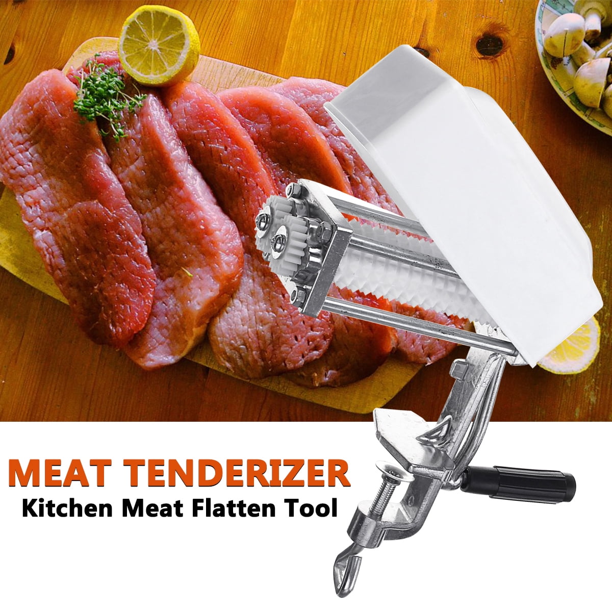 Meat Tenderizer Cuber Heavy Duty Steak Machine Flatten Cast Iron Kitchen Tool 
