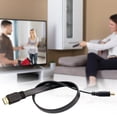 thumbnail image 2 of Opolski Adapter Cable Stable Output Anti-interference Flat HDMI-compatible 1.4 1080P Data Cable for TV Set, 2 of 9