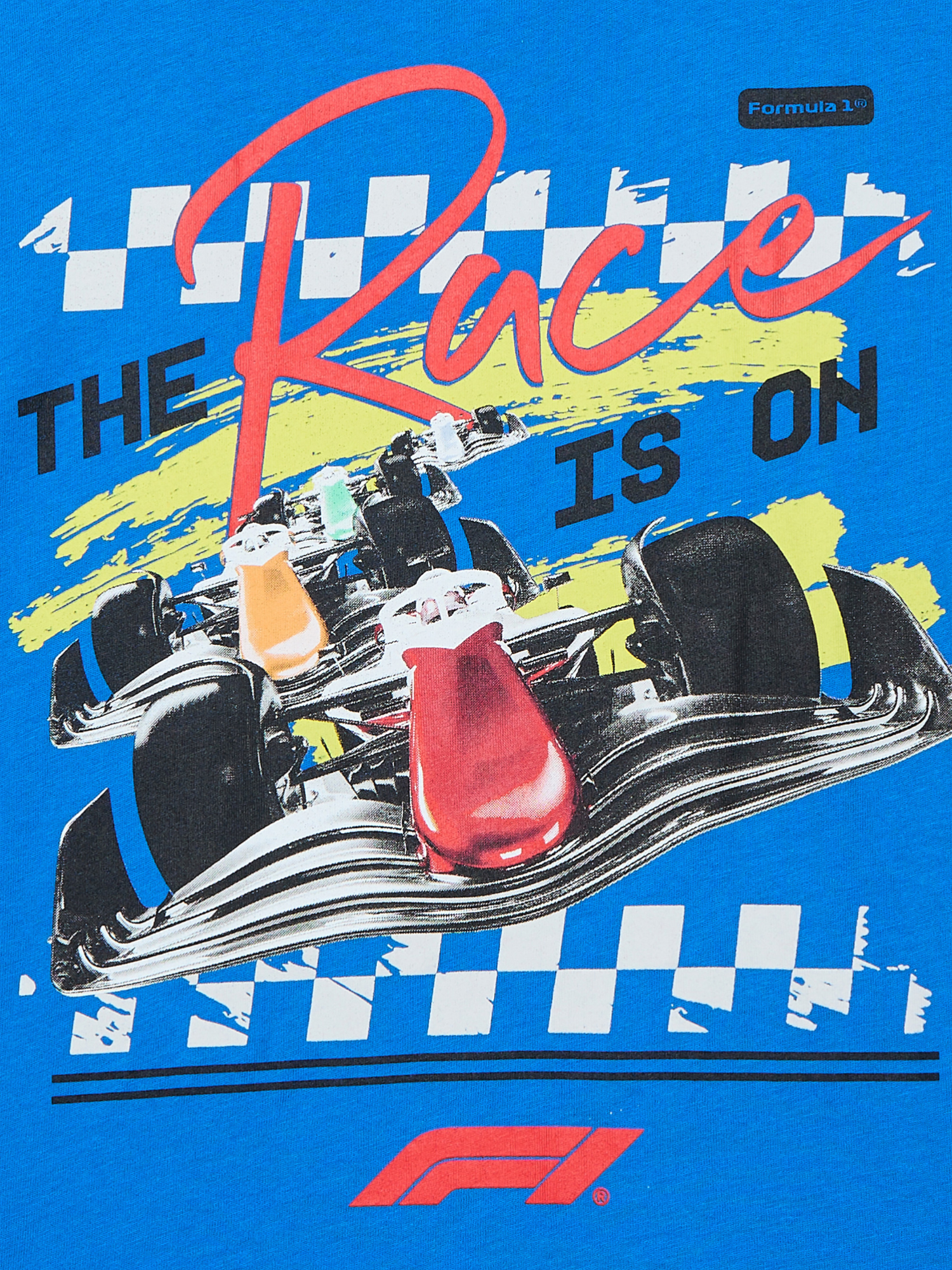 Formula 1 Racing Boys Graphic Tee with Short Sleeves, Sizes 4-18