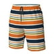 thumbnail image 4 of Fotbe Colorful Pastel Stripes Trajes de Baño Estampados para Hombre, Shorts de Verano de Secado Rápido, Ropa de Playa, Bañadores-Small, 4 of 6