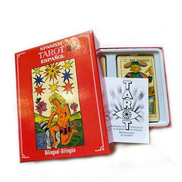 Tarot Card Game Funny Cards Game Classic Spanish Tarot Game 78pcs Cards
