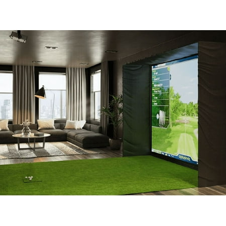 OptiShot - Golf In a Box 4 - Golf Simulator (Includes projector, screen, Pro Bay, infared sensor, mat, & net) - Multicolor