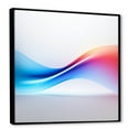 thumbnail image 2 of Designart "Azure Spectrum Beat I" Rainbow Floater Framed Wall Art Living Room, 2 of 5