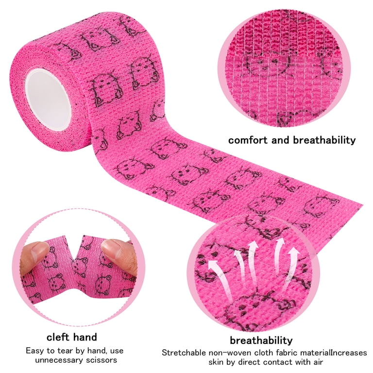 Prdigy Self-Adhesive Bandage Wrap, 12-Pack Multicolor, 2" x 16.4' photo 3