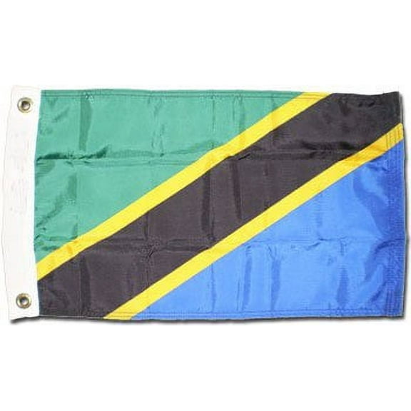 Tanzania - 12" x 18" Nylon Flag