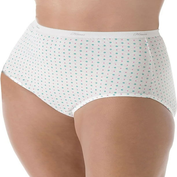 Hanes Womens No Ride Up Cotton Brief 6 Pack Style Pp40ad 0987