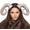 White, variant on Halloween Devil Horns Headband, Classic Plastic Headgear Props, Spooky Theme Accessories for Women Men, Party Dress Up Hairband, 15.7 x 7.9 Inches, Black