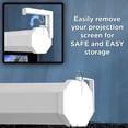 thumbnail image 3 of Soporte de pared para pantalla de proyector, soportes en L, Mount-It! 1 par, 3 of 9