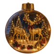 thumbnail image 2 of PoyoKee Christmas Decorations, Clear Acrylic Fillable Tree Balls, Hanging Christmas Ball Ornaments for Xmas Tree Home Holiday Wedding Party Decor, 2 of 8