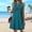 A1 Navy, variant on Embroidered Dress for Women Linen Dress Women Cotton Peasant Dress Gauze Dress for Women Cotton Dresses for Women Loose Fit Beach Cotton Gauze Clothing For Women Green L