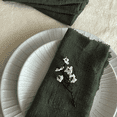 thumbnail image 2 of 8 Pack de servilletas de tela individual para mesa, de lino 100% algodón MACAR  Servilletas de tela militar, 2 of 5