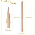 thumbnail image 3 of HUIANER Cone Roller and Wooden Rolling Pin for Kitchen DIY Dessert Cooking Baking Tool, 3 of 7