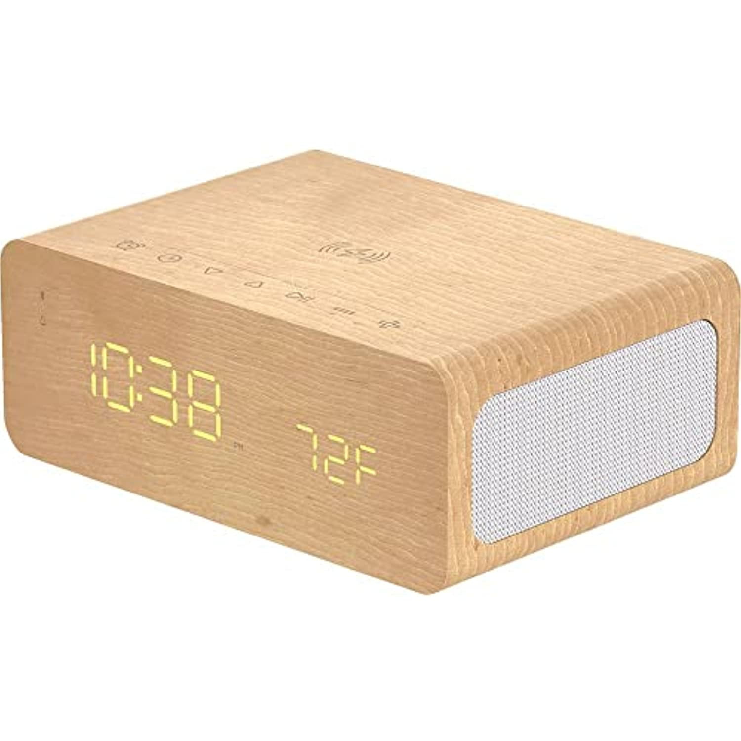 Restored ION Audio Charge Time 20W Bluetooth Speaker Clock with Qi