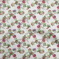 thumbnail image 1 of oneOone Georgette Viscose White Fabric Florals Dress Material Fabric Print Fabric By The Yard 42 Inch Wide, 1 of 5