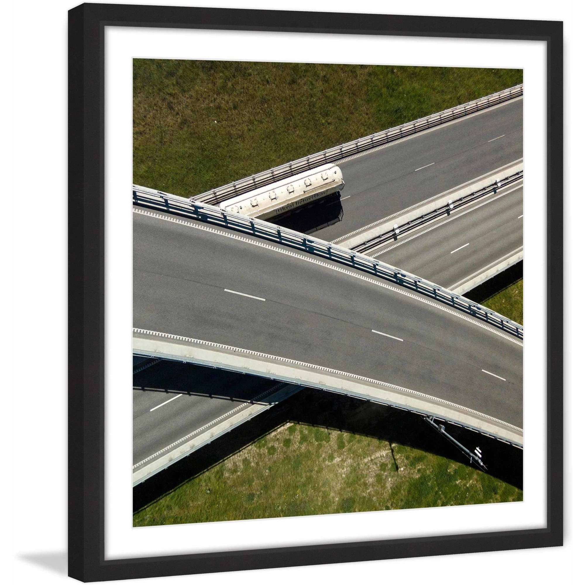 "Overpass" Framed Painting Print