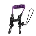 thumbnail image 1 of Diving Lanyard, Diving Camera Lanyard Quick Release Buckle Stainless Steel Wire Spring Coiled Camera Lanyard for Light Tool, 1 of 7