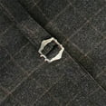 thumbnail image 5 of Gioberti Men's 6 Button Slim Fit Formal Herringbone Tweed Vest, 5 of 6