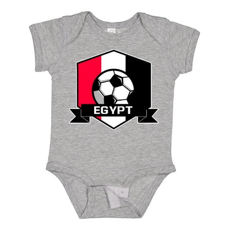 

Inktastic Soccer Egypt Flag Banner Gift Baby Boy or Baby Girl Bodysuit