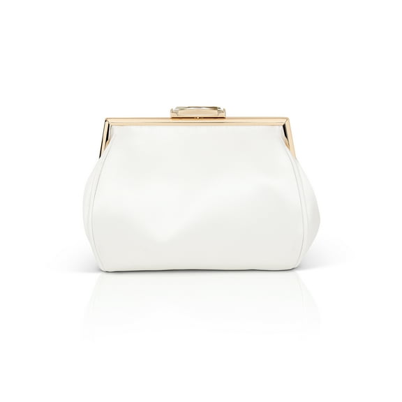 Jewel Badgley Mischka Skye Framed Clutch with Crystal Clasp