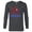 Charcoal Heather, variant on Marvel Spider-Man: Beyond Amazing Retro Pixel Web-Slinger - Long Sleeve T-Shirt for Men - Customized-Black
