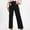 Black, variant on Sokhug women's Pants Straight Leg High Waist Corduroy Pants Casual Dressy Work Trousers with Pockets Brown