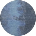 thumbnail image 2 of Addison Rugs Mayfield Premium Machine Washable Transitional Modern Navy Round Rug, 8' x 8', 2 of 6