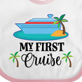 thumbnail image 4 of Inktastic My 1st Cruise Vacation Trip Boys or Girls Baby Bib, 4 of 4