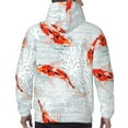 thumbnail image 5 of Bingfone Koi Fish Corals,Spring Summer Men'S Drawstring Hoodie Long Sleeve Pocket Sweatshirts-Large, 5 of 9