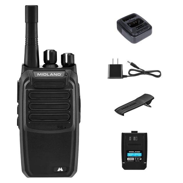 Radio bidireccional Midland BizTalk BR200 de 2 W con cobertura de 250 m
