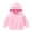 Pink, variant on Toddler Baby Boy Girl Hoodies Solid Color Long Sleeve Hooded Sweatshirt Top Fall Winter Clothes (Red,4-5 Years)