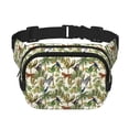 thumbnail image 1 of Fotbe Jungle Animals Cangurera Cuadrada con Estampado de Doble Capa, Bolsa de Cintura Ajustable Mini para Hombres y Mujeres, 1 of 9