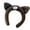 Gray, variant on Plush Cats Ears Hairband Adjustable Headwear Hairhoop For Children Cats Ear Hairband NonSlip Design Hairhoop Multiuse Hair Styling Accessory