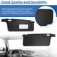 thumbnail image 5 of Conjunto de viseras interiores Unique Bargains adecuado para Honda Civic 1996-2000 1.6L L4, viseras del sol izquierda y derecha, pieza de repuesto negra No.83230-S01-A32ZC/83280-S01-A32ZA, 5 of 7