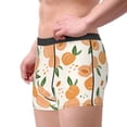 thumbnail image 2 of Kdxio Peaches Print Men's Mesh Boxer Briefs Cooling Breathable Sports Underwear Wide Waistband Boxer Briefs W/Fly-Large, 2 of 5