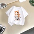 thumbnail image 5 of 2025 Hauts, T-Shirts et Chemises pour Filles Enfant Mignon Graphique Taille 12 Vêtements Col Rond Manche Courte T-Shirt à Bretelles pour Femmes Tee Été Décontracté T Chemise à Manches Longues, 5 of 5