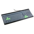 thumbnail image 3 of Walbest Universal Clear Silicone Desktop Computer Keyboard Cover Skin for PC 108 Keys Standard Keyboard, Anti Dust Waterproof Keyboard Protector Skin Film Cover, 3 of 6
