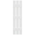 thumbnail image 3 of Ekena Millwork 12"W x 67"H Mid-America Vinyl, Standard Size Three Board Spaced Shutters, w/Installation Shutter-Lok's & Matching Screws (Per Pair), 001 - White, 3 of 13