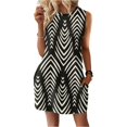 thumbnail image 2 of Womens Summer Dresses 2026 Beach Cover Up Casual Sleeveless Floral Print Tank Loose Sundress with Pocket Gray 2XL, 2 of 7