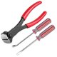 thumbnail image 1 of Juego de 3 piezas para quitar grapas de tapicería y construcción: alicates de corte de 7 pulgadas, extractor de clavos con punta en V angular y recta de 8 pulgadas., 1 of 5