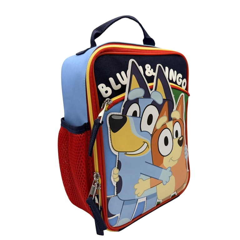 Bluey Insulated Lunch Tote with Side Pocket and 3D Ears - Walmart.com
