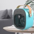 thumbnail image 3 of JASKFLY Air Cooler Portable Rechargeable Mini Air Conditioner Fan 3 Speed Quiet Desktop Air Cooler for Home Office Travel,Electronics Gadgets|Plastic,C, 3 of 9
