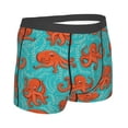 thumbnail image 3 of Balery Fun Octopus Men's Boxer Briefs, Soft and Breathable Cotton Underwear with nylon Waistband-X-Large, 3 of 9