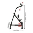 thumbnail image 3 of LCD Screen Pedal Exerciser Bike, Fitness Bike, Exerciser Bike,Pedal Exerciser Bike Hand Arm Leg and Knee Stroke Recovery Equipment, Elderly Physical Therapy sit Exercise, 3 of 16